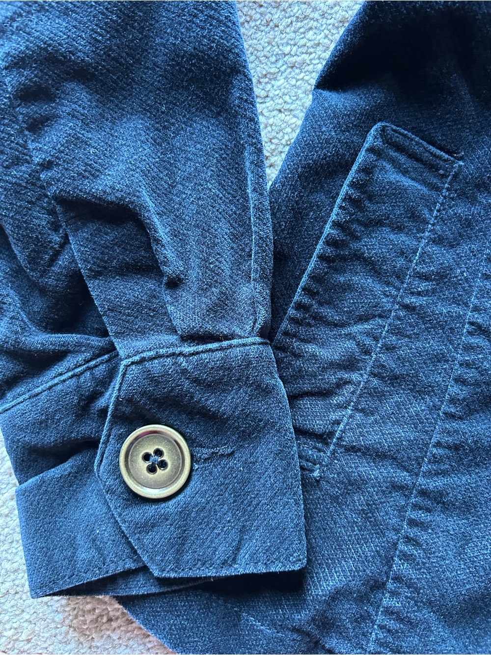 Mossimo Supply Co. Women’s corduroy double-breasted pea coat jacket Size Medium - Picture 7 of 13